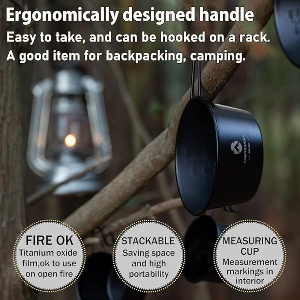 Campingmoon Large Sierra Cup - 450ml, Cookware,    - Outdoor Kuwait