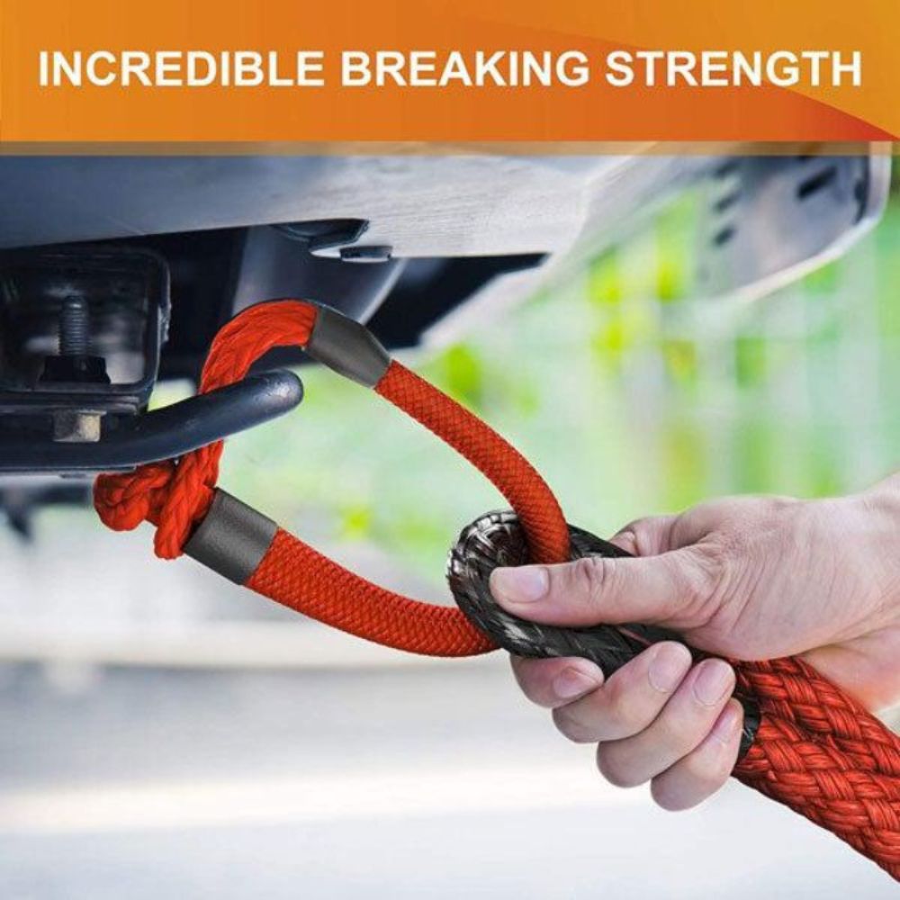 Miolle Kinetic Recovery & Tow Rope Set - 7/8 inch x 30 ft, Recovery Ropes,    - Outdoor Kuwait