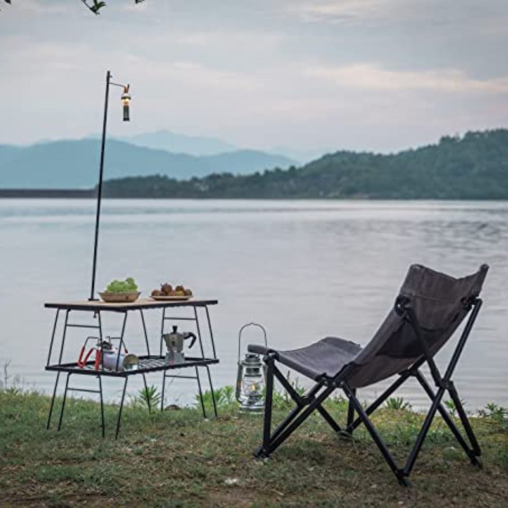 Campingmoon Grey Chuanzai Chair, Camp Furniture,    - Outdoor Kuwait