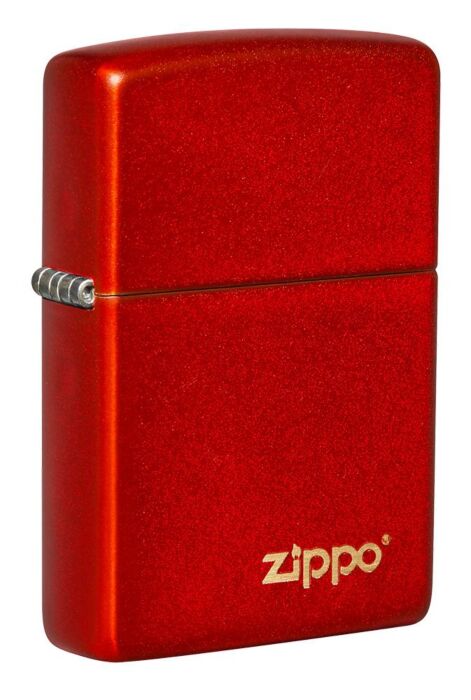 49475ZL 49475 Classic Metallic Red Zippo Logo, Lighter, - Outdoor Kuwait