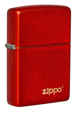 49475ZL 49475 Classic Metallic Red Zippo Logo