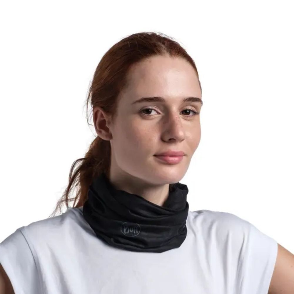 Buff Coolnet UV+ Solid Black SS24, Neckwear, - Outdoor Kuwait