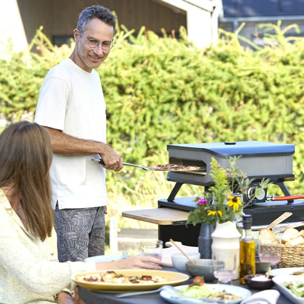 Cozze 13" Gas Fired Pizza Oven With Thermometer, Pizza Oven, - Outdoor Kuwait