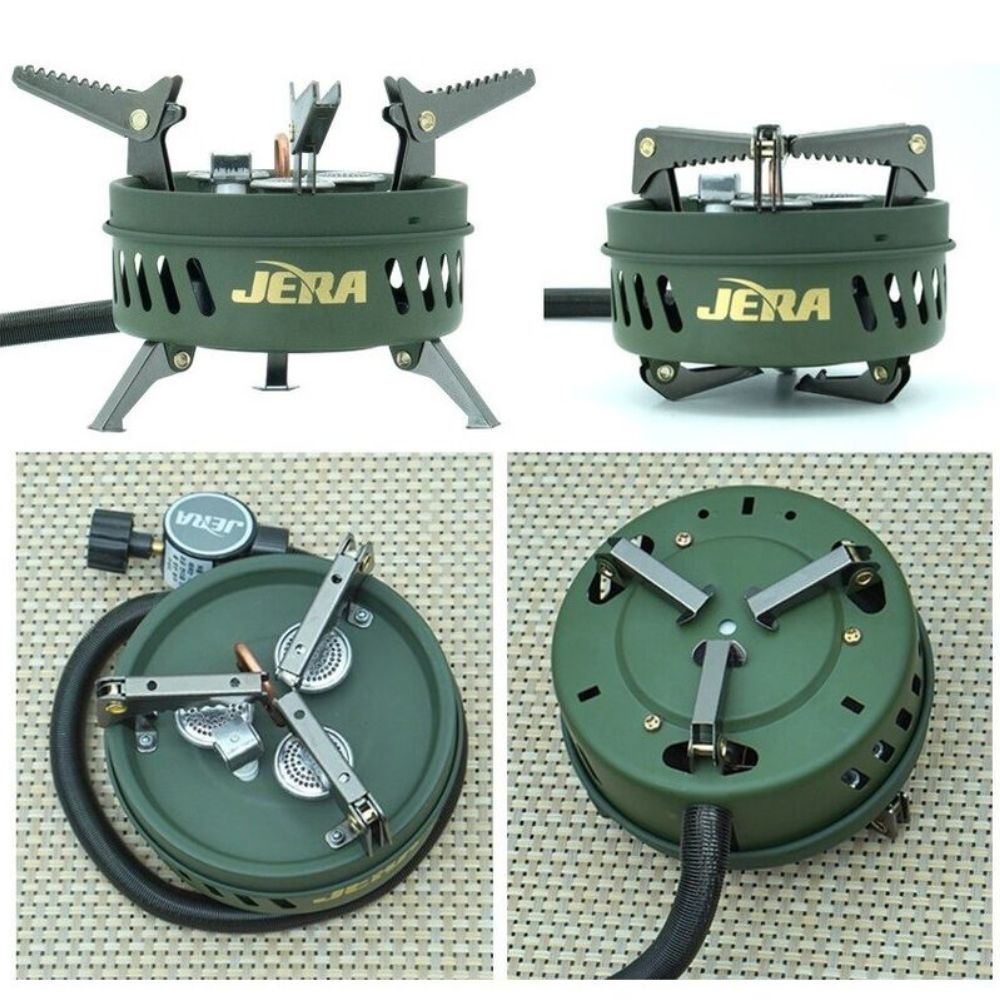Jera Strong Heating Power/Portable/Camping Burner - Khaki, Stove Burner, - Outdoor Kuwait