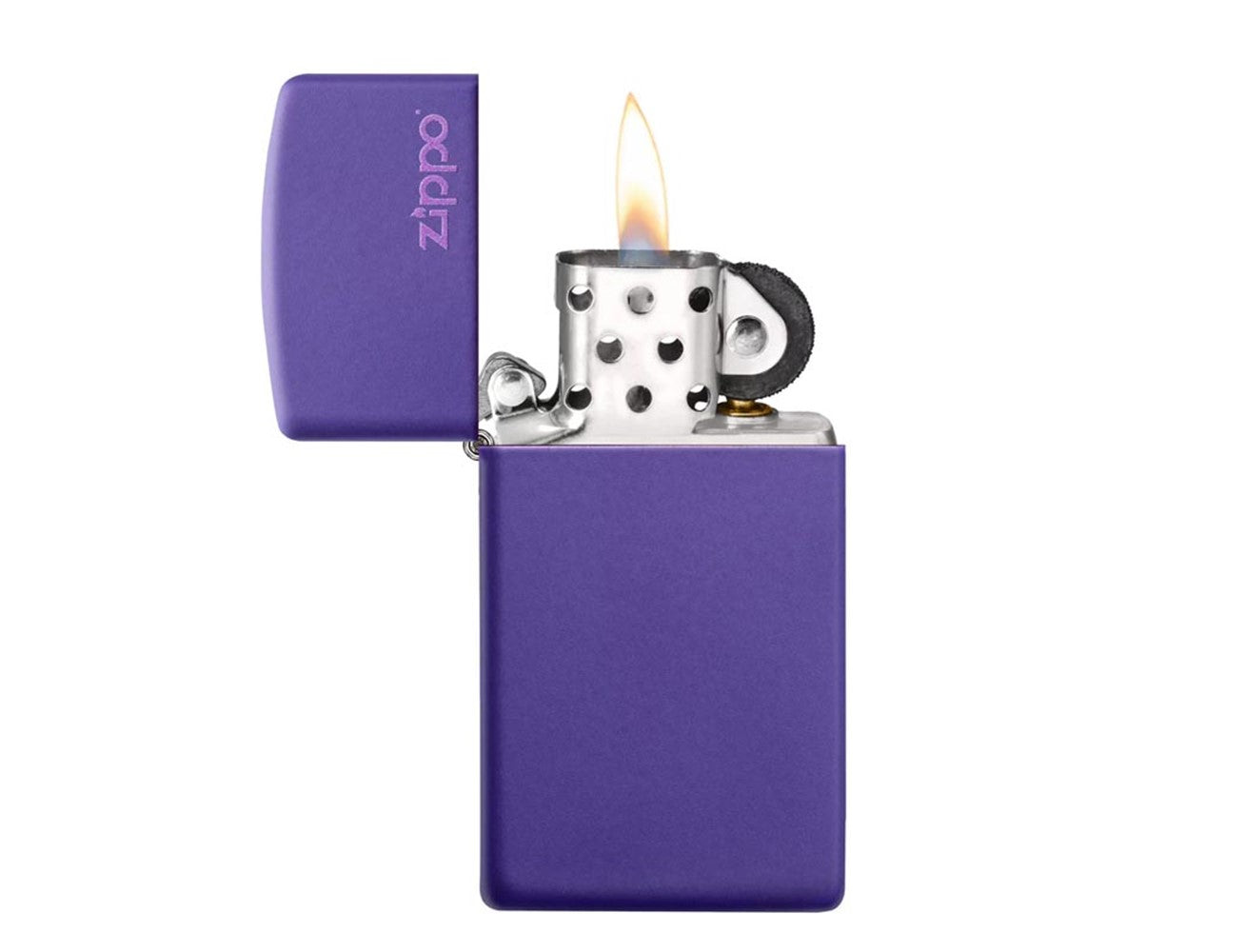 Zippo 1637 Slim Purple Matte Lighter, Lighter, - Outdoor Kuwait