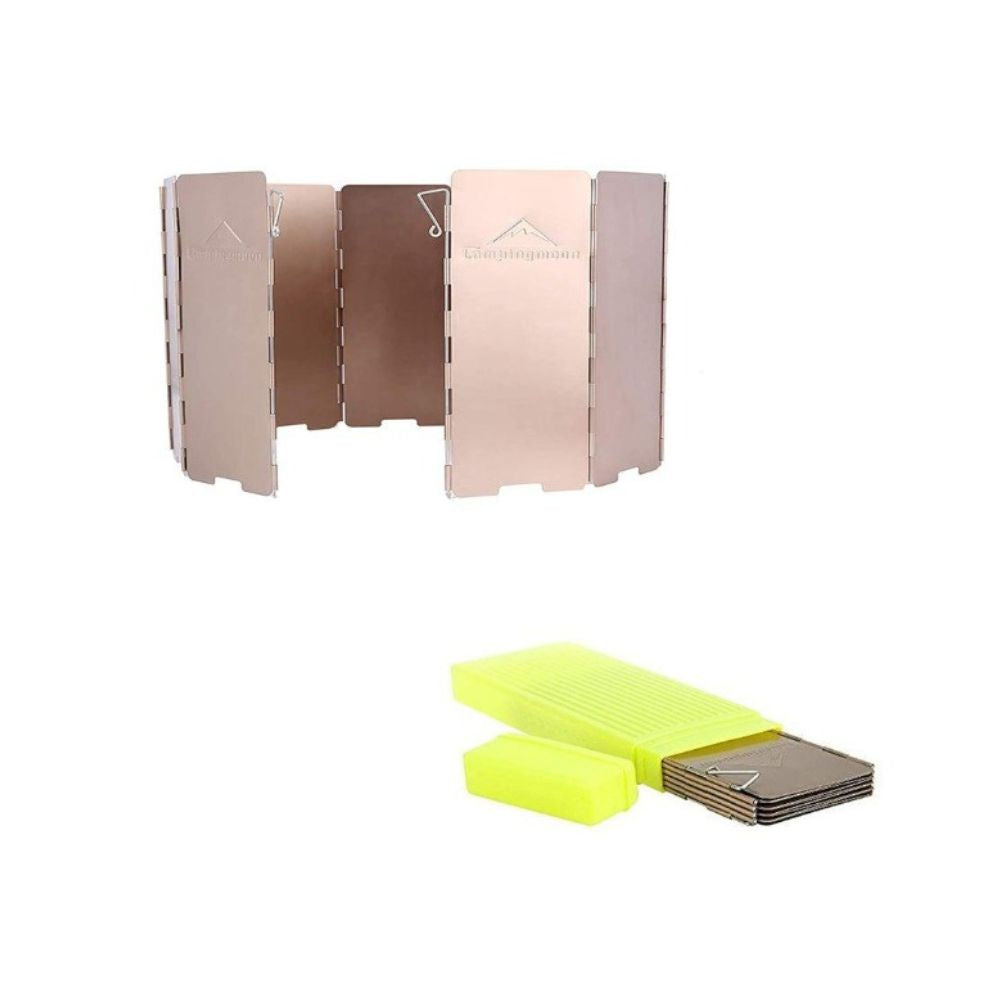 Campingmoon Foldable Windscreen - Short, Stove Accessories,    - Outdoor Kuwait