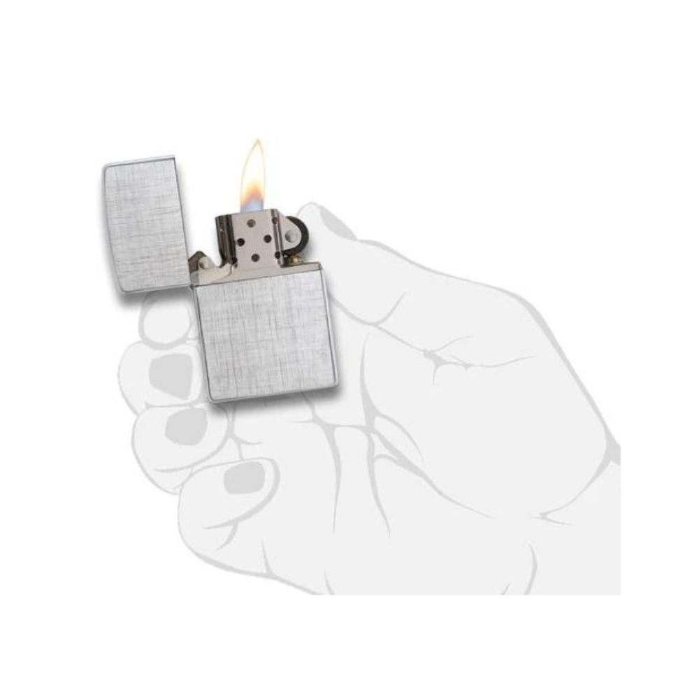 Zippo Classic Linen Weave, Lighter, - Outdoor Kuwait