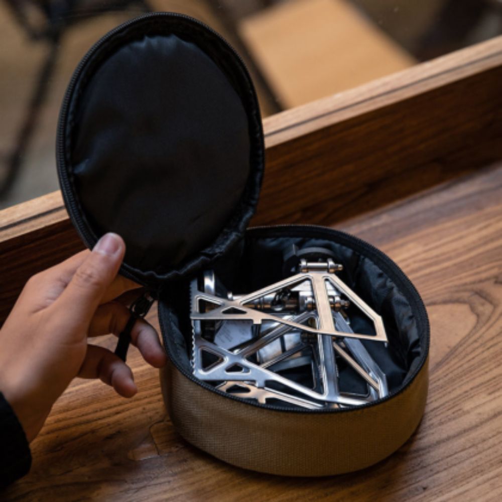 Campingmoon Mini Folding Butterfly Stove Ultralight Portable Burner, Gas Burner,    - Outdoor Kuwait