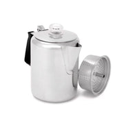 GSI Outdoor Glacier Stainless Coffee Percolator with Silicone Handle, Coffee Machine, 9 Cups   - Outdoor Kuwait