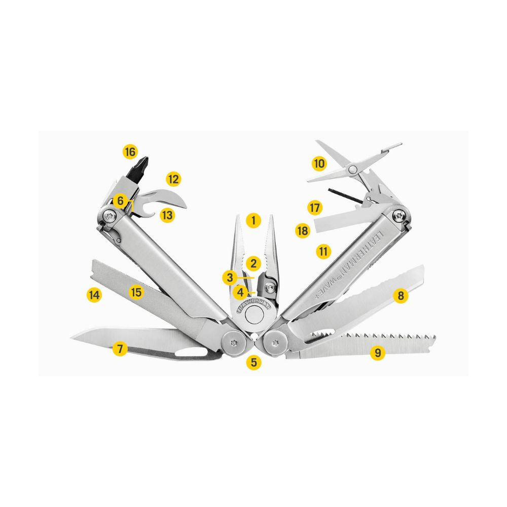 Leatherman Wave®+, Multifunctional Tool, - Outdoor Kuwait