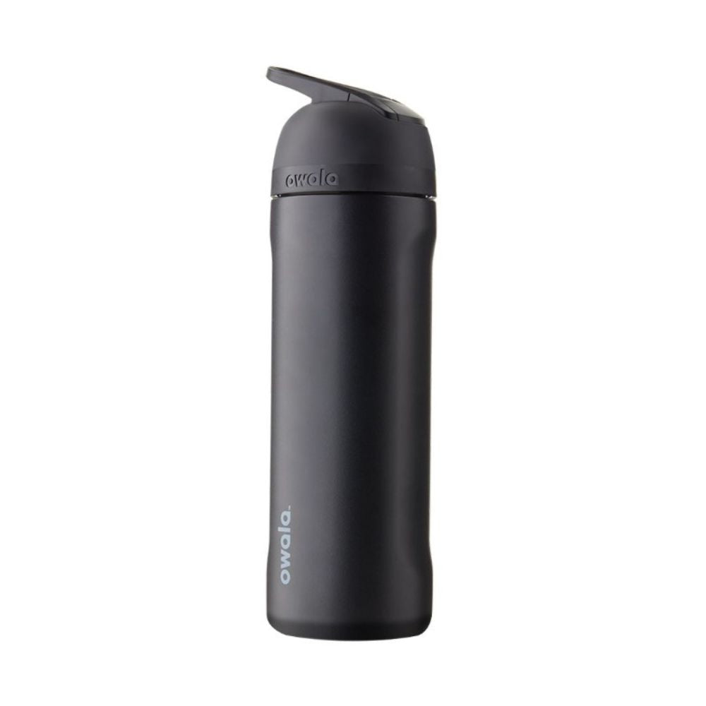 Owala Flip Insulated Stainless Steel Water Bottle 24 oz, Water Bottles, Black   - Outdoor Kuwait