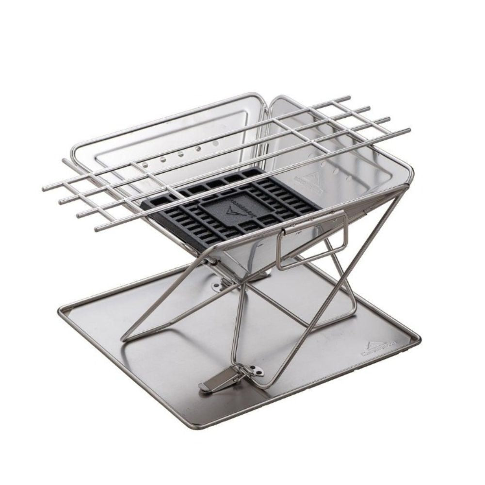 Campingmoon Takibi Fire Pit Grill, Outdoor Grill Accessories,    - Outdoor Kuwait