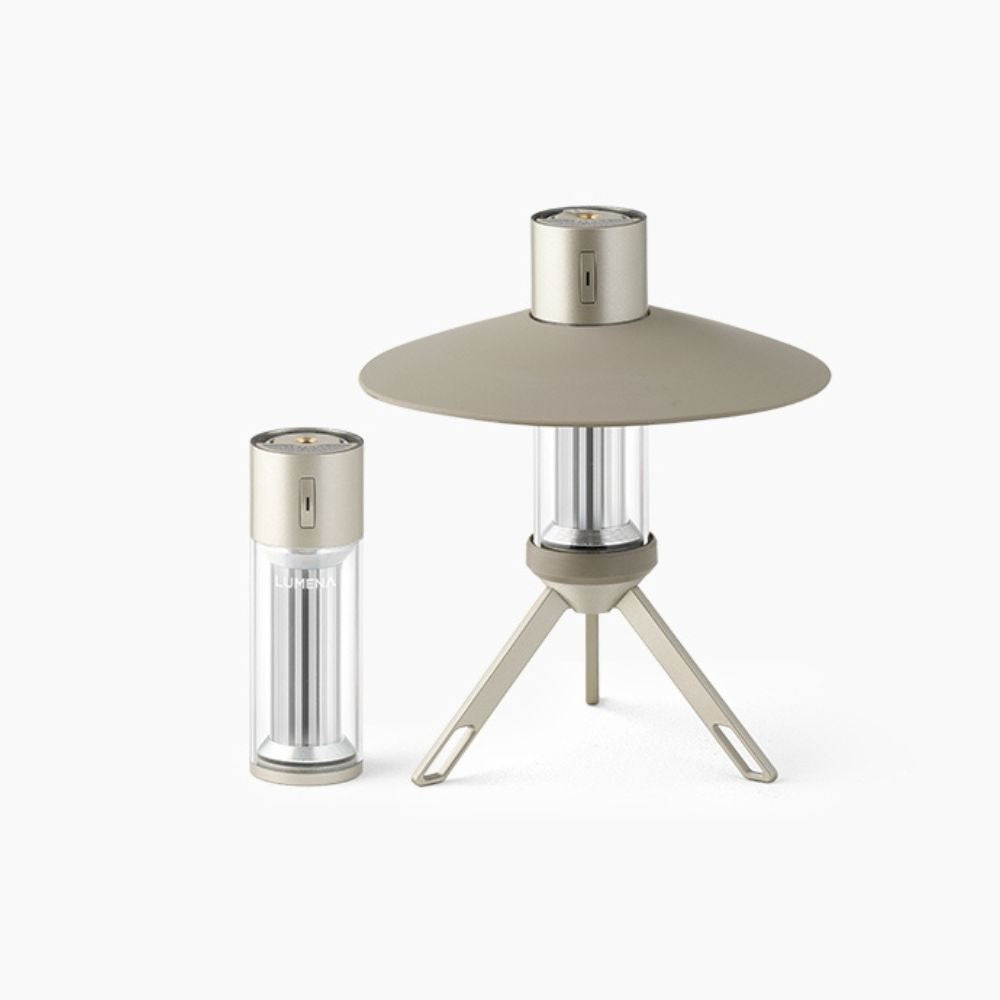 Lumena M3 Multiple LED Lantern - Beige, Lanterns, - Outdoor Kuwait
