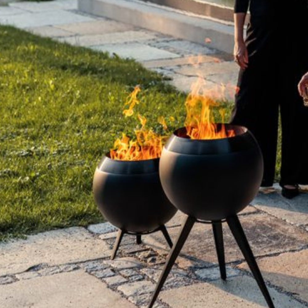 Hofats Moon 45 Fire Basket - High Stand, Firepit, - Outdoor Kuwait