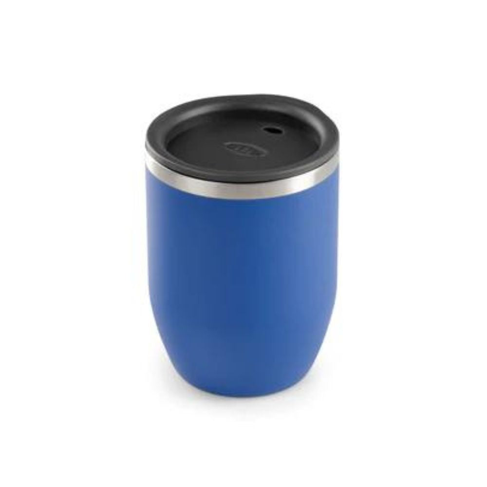 GSI Outdoor Glacier Stainless 6.5 fl. oz. Doppio, Camping Accessories, Glowing Blue   - Outdoor Kuwait