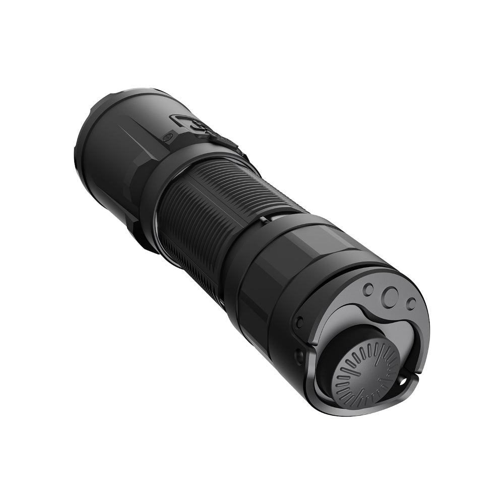 Klarus XT Mini flashlight dual tail switches