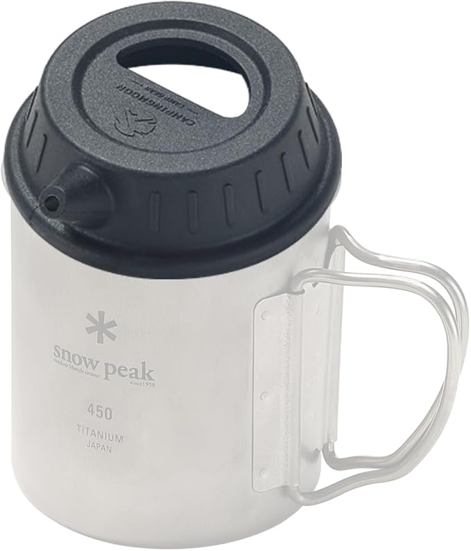 Campingmoon S-GF-BK Silicone Lid for 450ml Camping Mug, , - Outdoor Kuwait