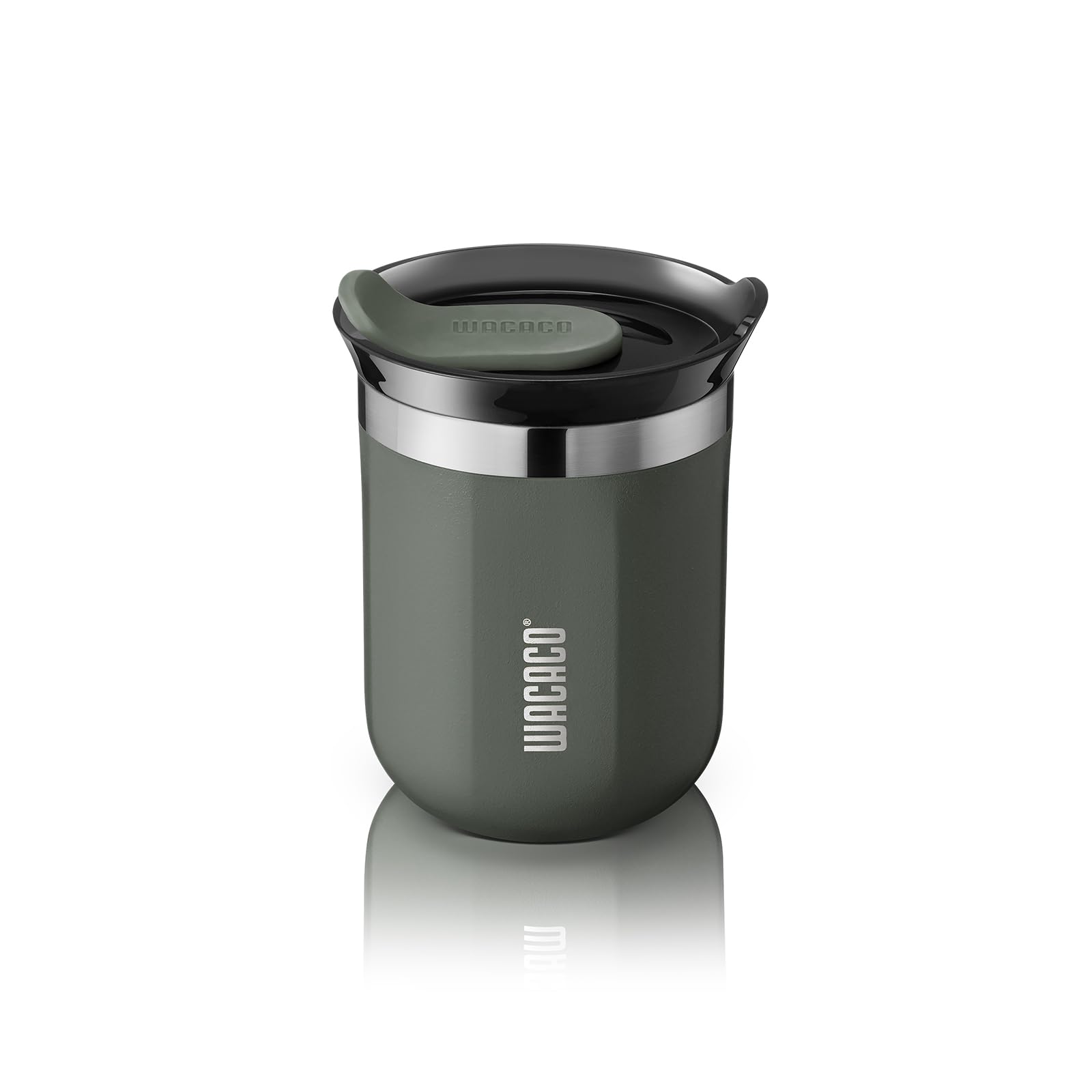 Wacaco Octaroma Classico - Vaccum Insulated Mug | 180ml, Mugs, Grey - Outdoor Kuwait