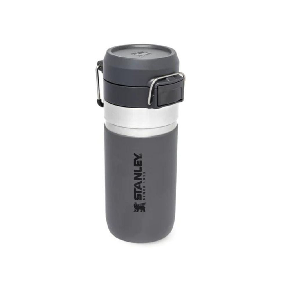 STANLEY GO QUICK FLIP WATER BOTTLE | 0.47L, Water Bottles, Charcoal   - Outdoor Kuwait