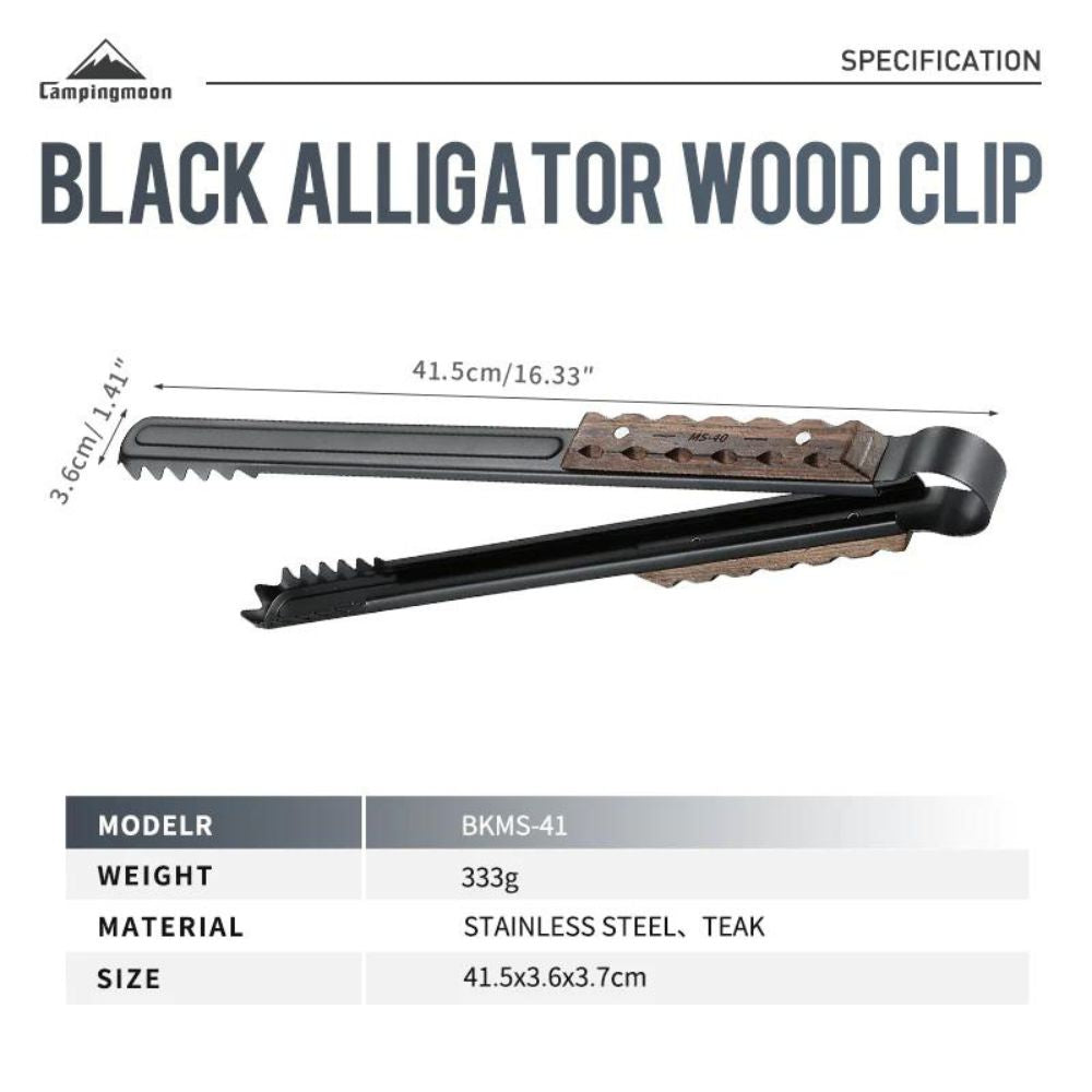 Campingmoon Premium Charcoal BBQ Grill Tong Alligator Clip, Cookware Accessories,    - Outdoor Kuwait