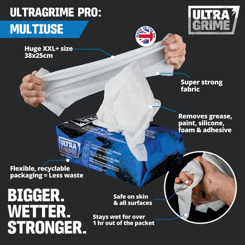 UltraGrime Pro Multiuse Wipes, Multi-Purpose Wipes, - Outdoor Kuwait