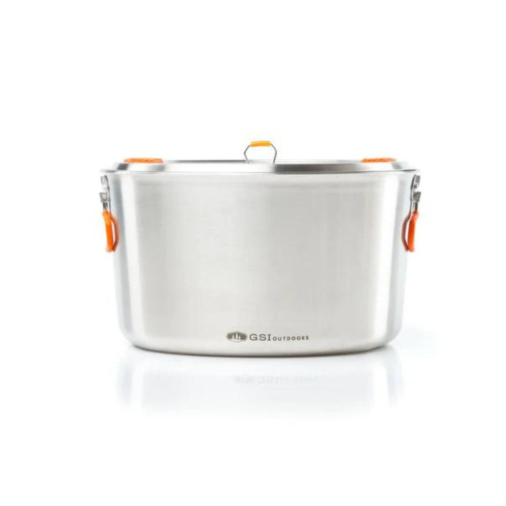 GSI Outdoor Glacier Stainless Base Camper Large, Cookware,    - Outdoor Kuwait