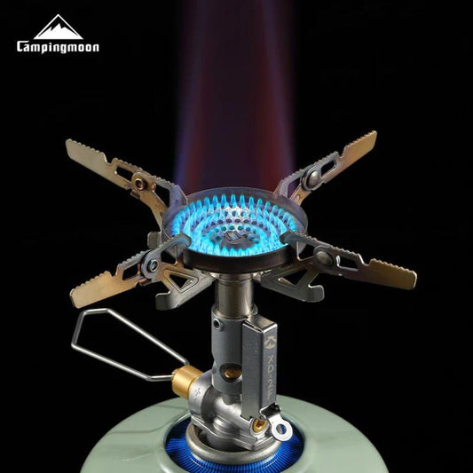 Campingmoon Mini High-Power Rocket Stove Ultralight Portable Burner, Gas Burner,    - Outdoor Kuwait