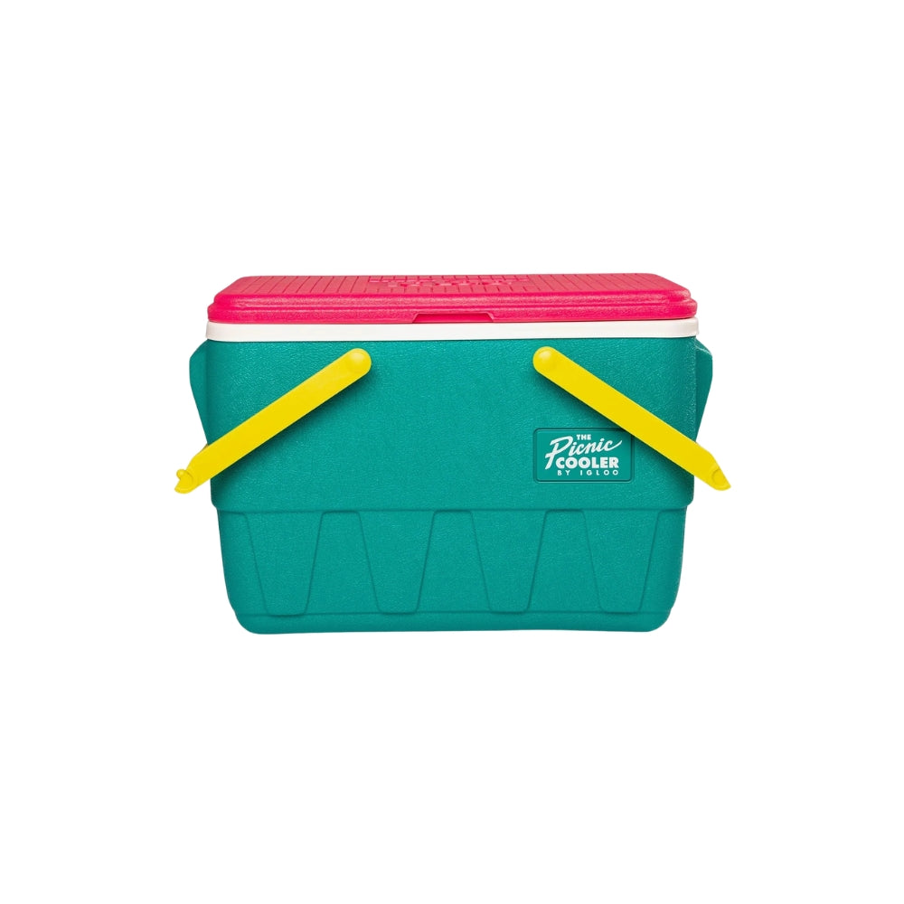 Igloo Retro Picnic Basket Cooler - 23.5L | 25Qt, Coolers, - Outdoor Kuwait