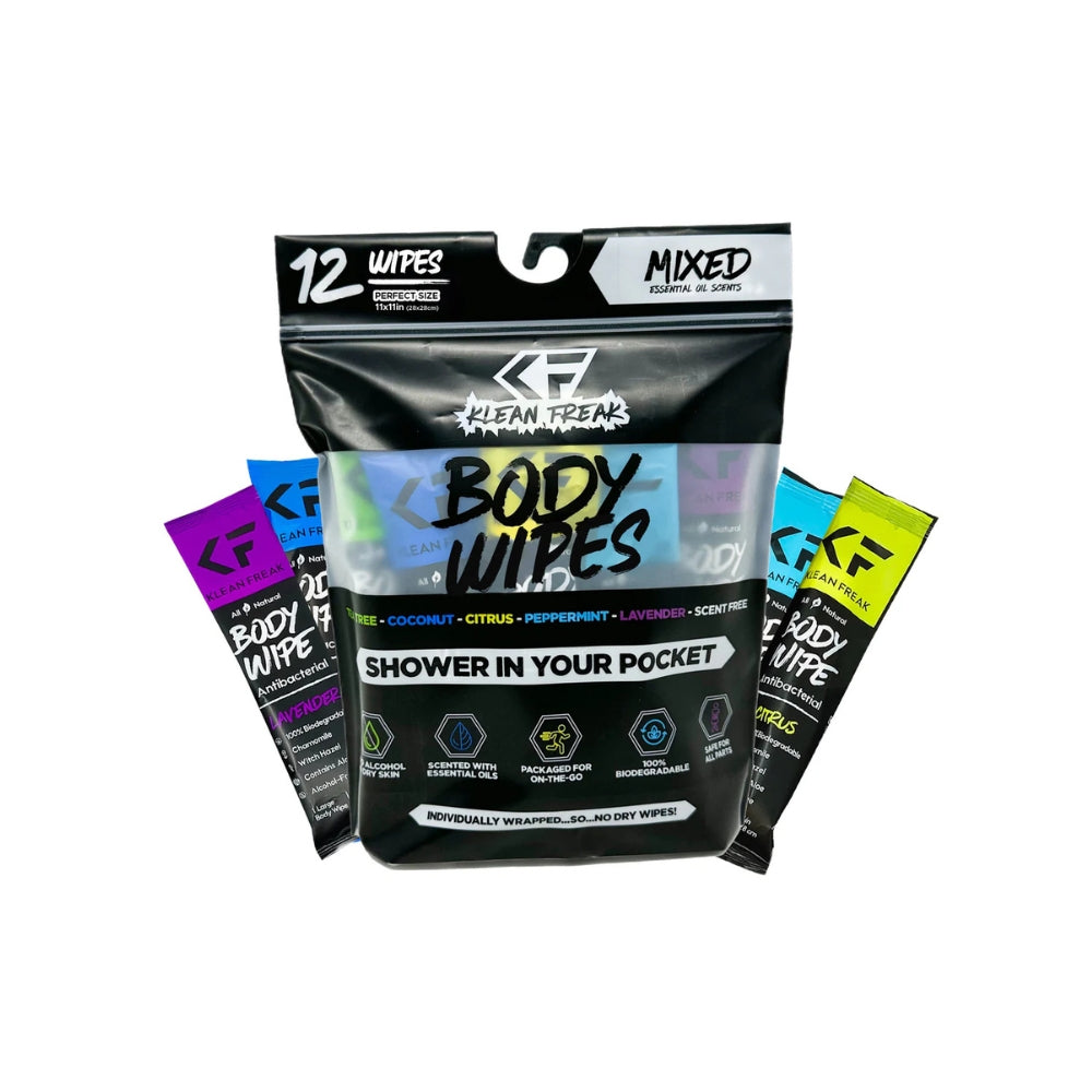 Klean Freak Body Wipes - 12 Pack, Body Wipes, Mixed - Outdoor Kuwait
