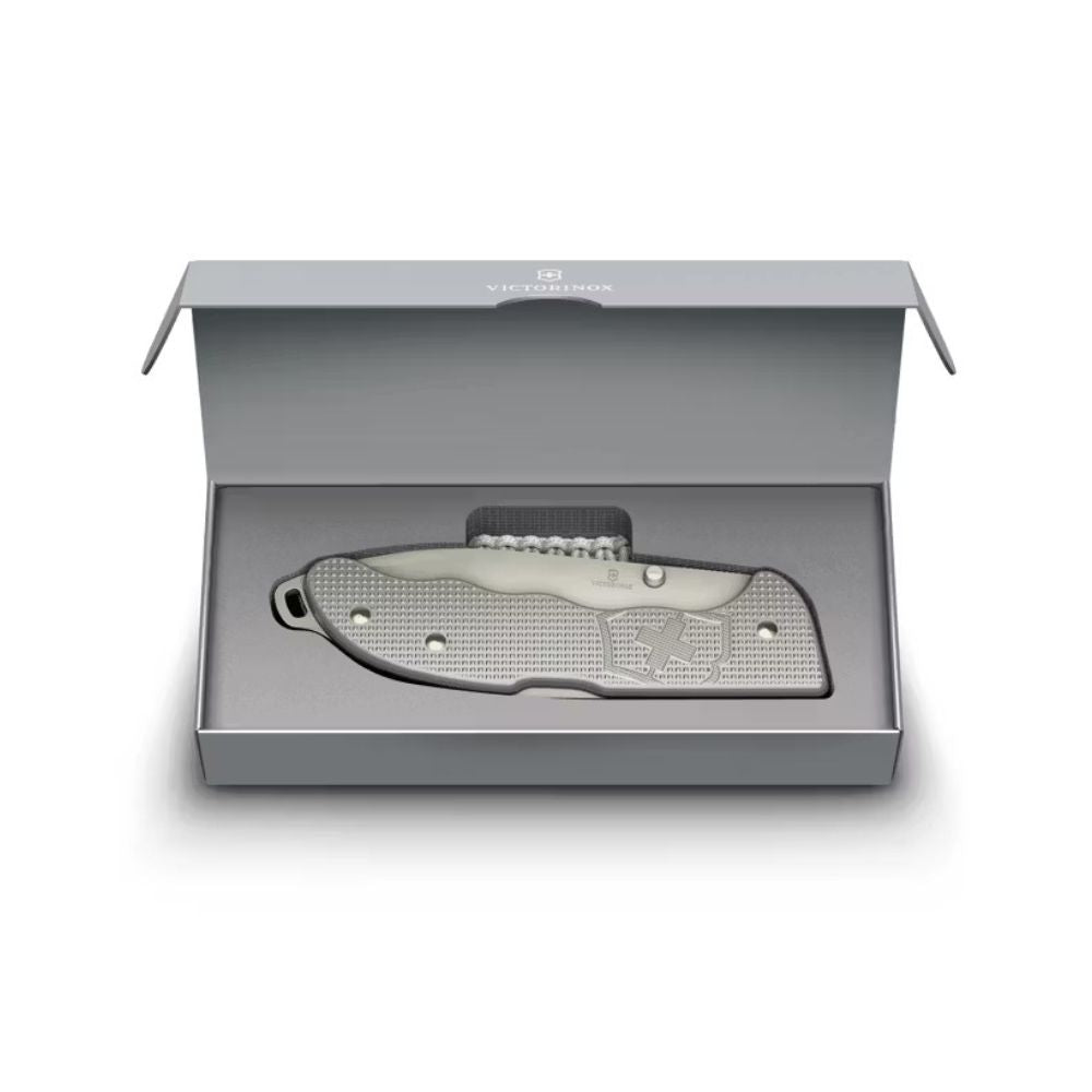 Victorinox Evoke Alox Silver W/Clip & Paracord, Knives, - Outdoor Kuwait