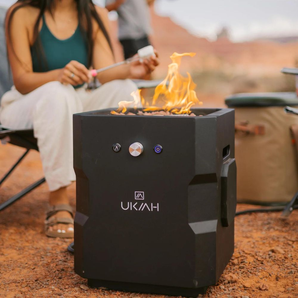 Ukiah Tailgater II Jet Black, Firepit, - Outdoor Kuwait