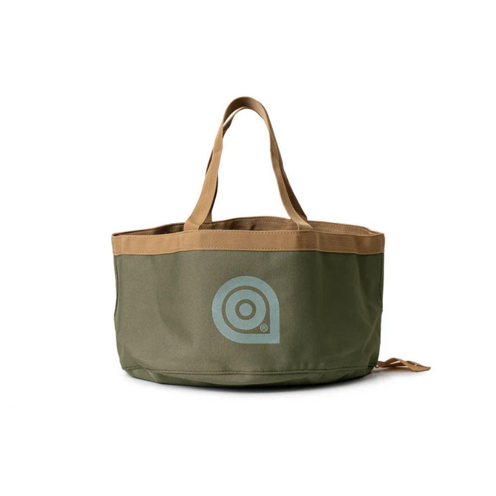 The Earth Cordura Foldable Sink Bag, Sink Bag, Olive - Outdoor Kuwait