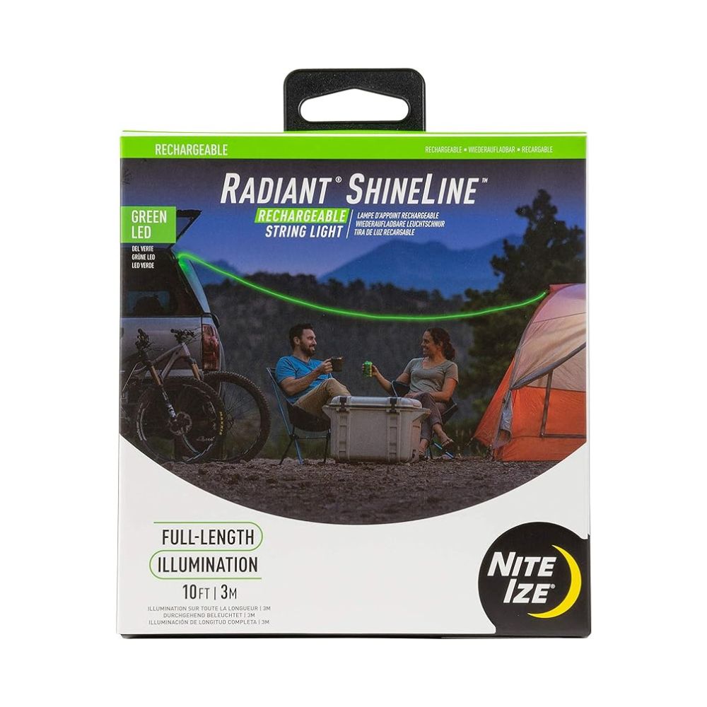 NITE IZE RADIANT® RECHARGEABLE SHINELINE™ - Green LED, String Lights, - Outdoor Kuwait