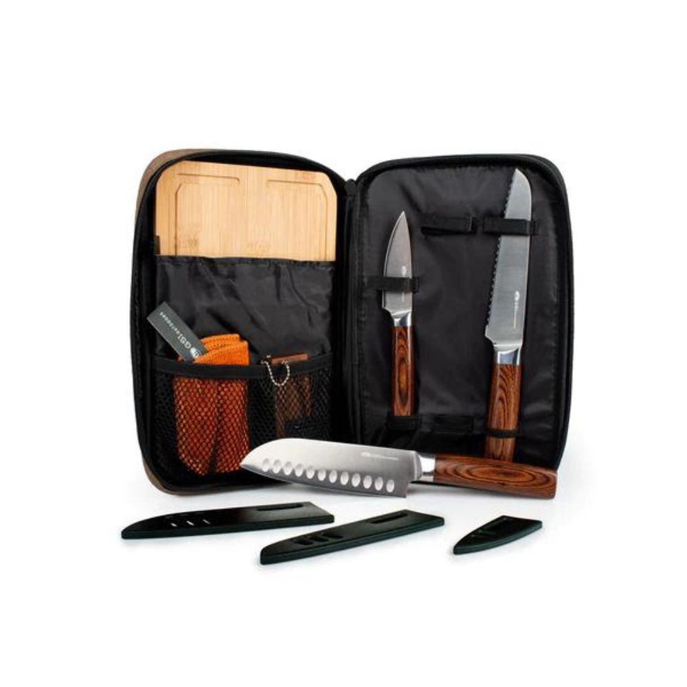 GSI Outdoor RAKAU Knife Set, Camping Accessories,    - Outdoor Kuwait