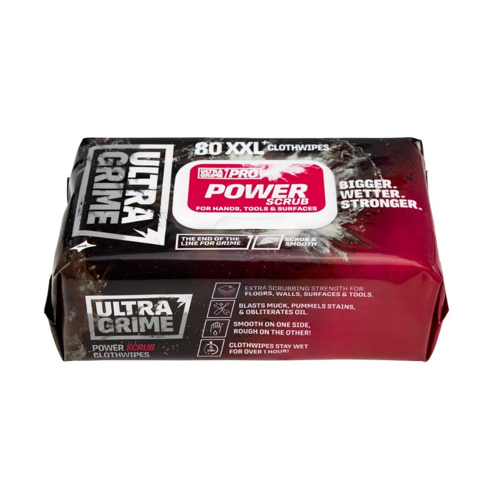 UltraGrime Pro Power Scrub, Power Wipes, - Outdoor Kuwait