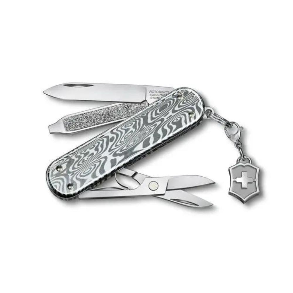 Victorinox Classic SD Brilliant Damast, Knives,    - Outdoor Kuwait