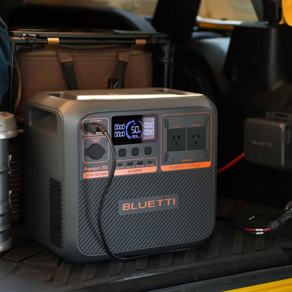 Bluetti Premium 200 V2 Portable Power Station | 2700W 2073.6Wh, Power Station, - Outdoor Kuwait