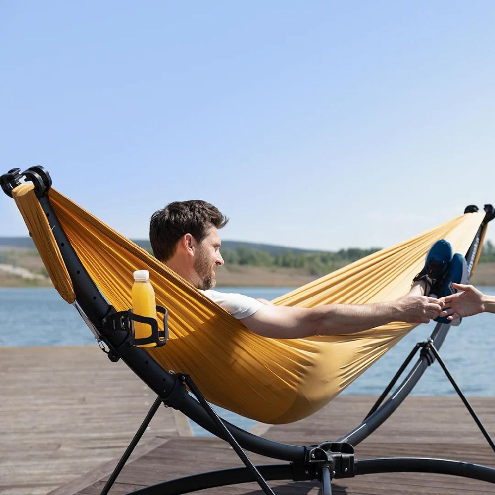 Anymaka Hammock Set - Sunset Yellow, Hammock, - Outdoor Kuwait