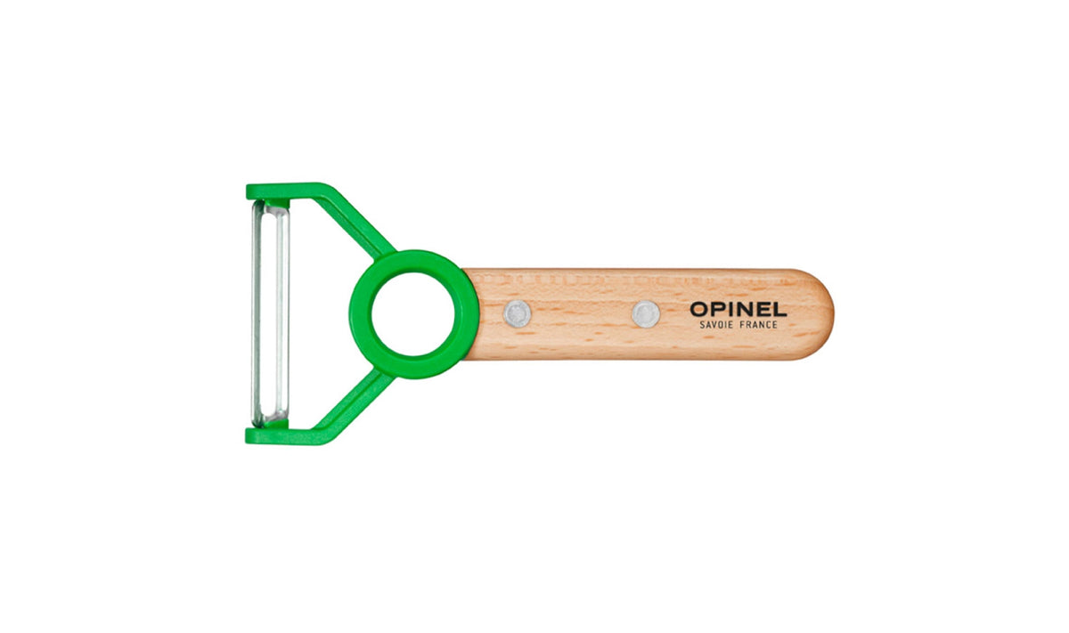 Opinel Le Petit Chef Set Peeler/Kitchen Knife & Cutting Guide, , - Outdoor Kuwait