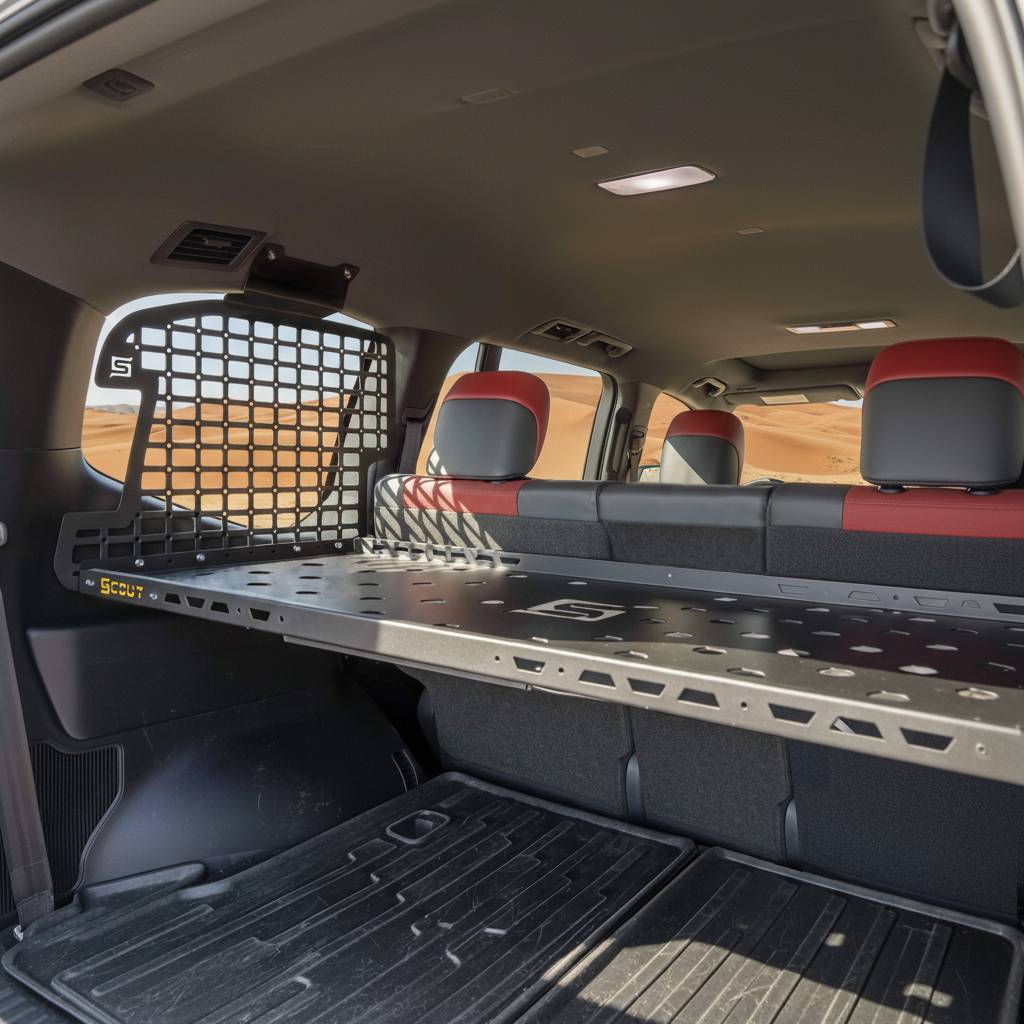 Scout Cargo Shelf - Toyota Land Cruiser LC300, Molle Panels, - Outdoor Kuwait
