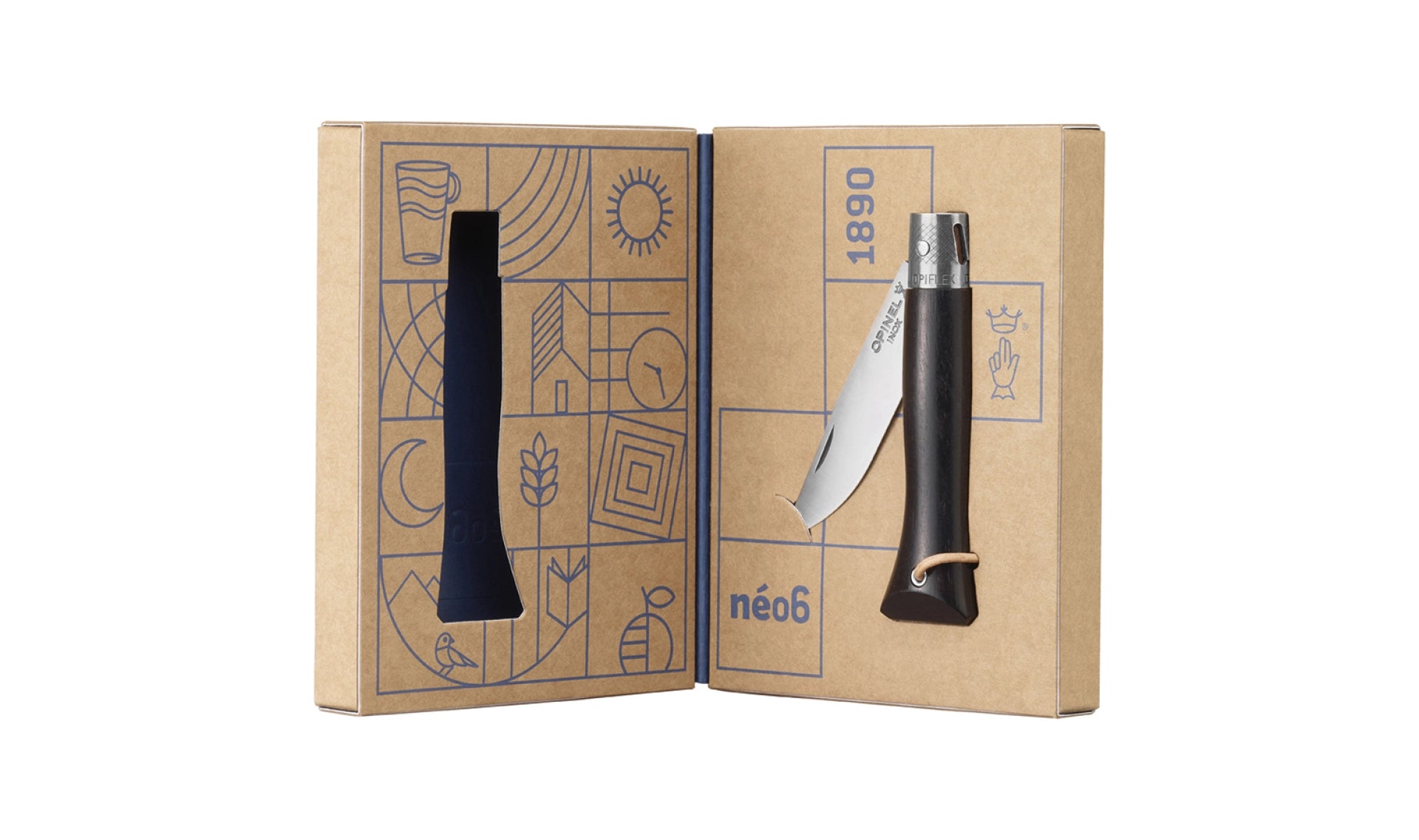 Opinel Néo6 Ebony Pocket Knife 3123840031106