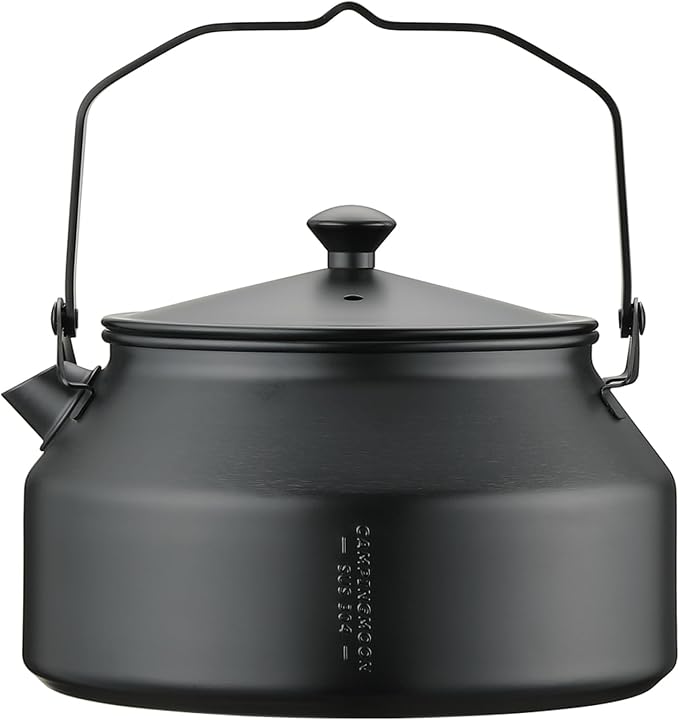 CAMPING MOON USFLAG-BKSW-1 Portable Stainless Steel Camping Kettle