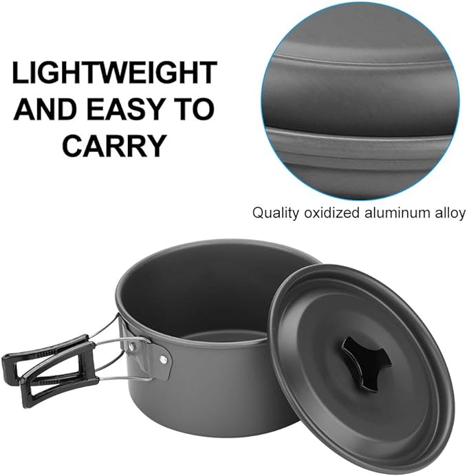 Outdoor Cookware Set 2-3 people, Cookware,    - Outdoor Kuwait