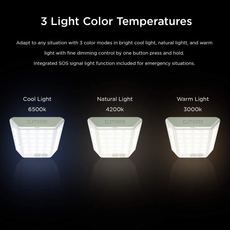 Claymore 3 Face Mini Rechargeable Mini Light, Lanterns, - Outdoor Kuwait