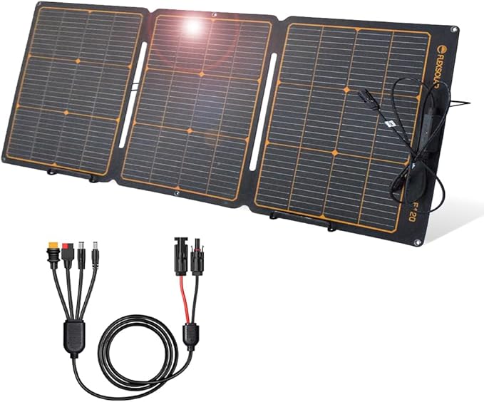 FlexSolar 120W Portable Solar Panel, Solar Panel, - Outdoor Kuwait