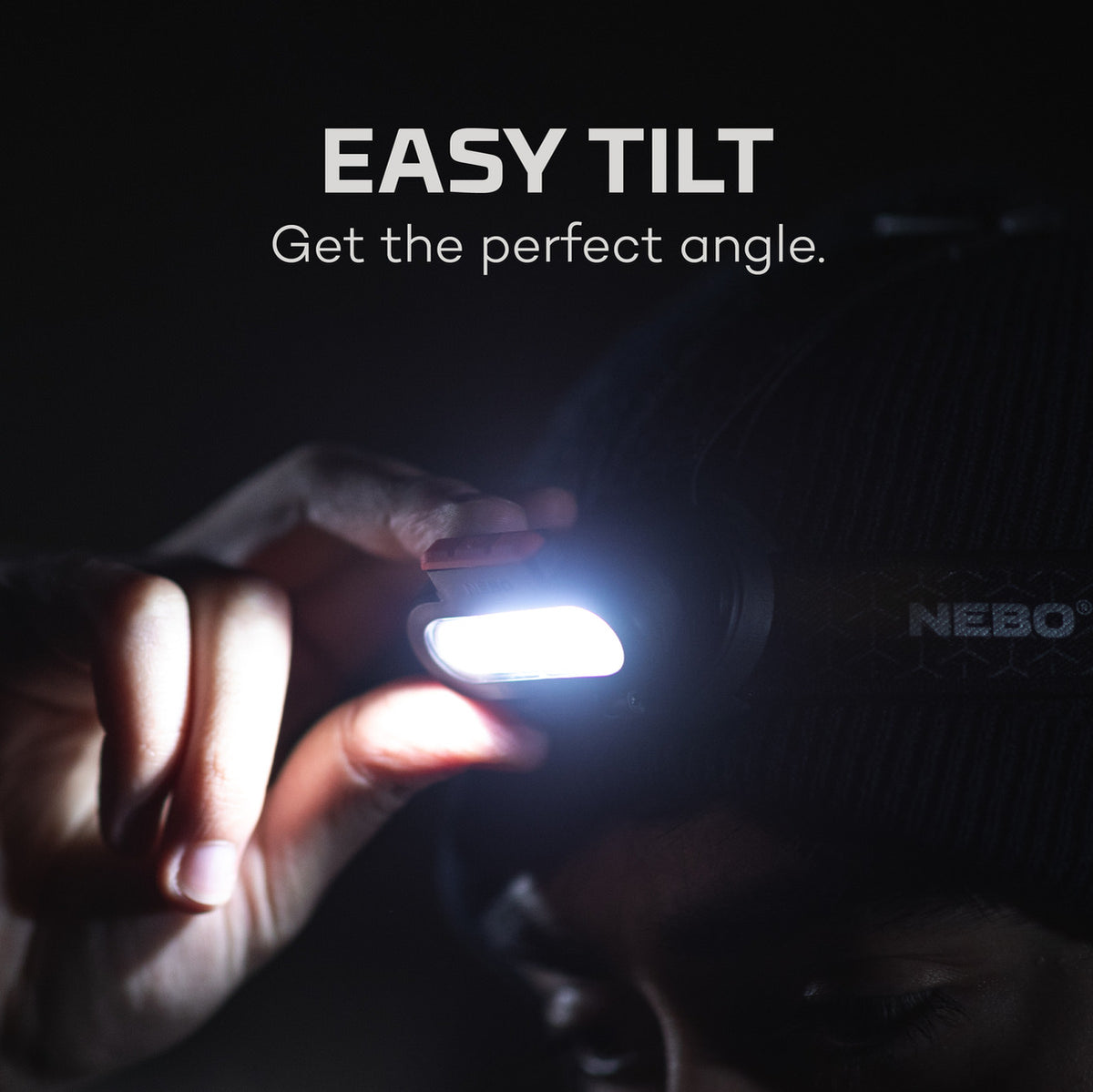 Nebo Einstein 1500 Flex Rechargeable Headlamp, , - Outdoor Kuwait