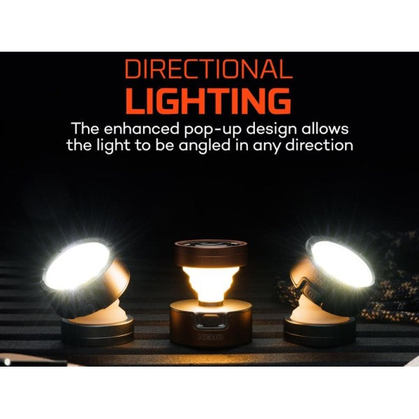 Nebo Poppy Puck 300 Lumen Collapsible Lantern, Lanterns, - Outdoor Kuwait