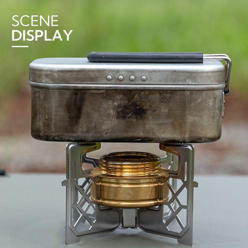 Campingmoon AS-1 Solo Alcohol Stove Stand Bracket, , - Outdoor Kuwait