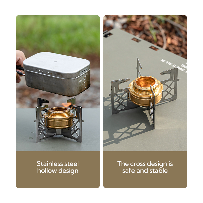 Campingmoon AS-1 Solo Alcohol Stove Stand Bracket, , - Outdoor Kuwait