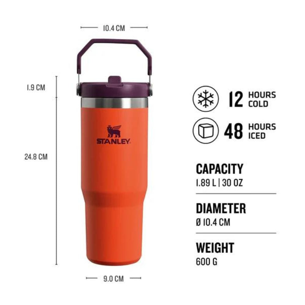 STANLEY CLASSIC ICEFLOW FLIP STRAW TUMBLER | 0.8L | 30 oz, Water Bottles, - Outdoor Kuwait